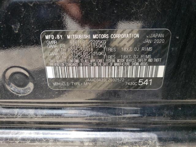 Photo 10 from auction – 2020 MITSUBISHI OUTLANDER with VIN JA4AD3A39LZ032572