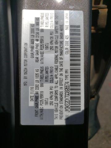 Photo 10 from auction – 2016 MAZDA CX-5 GT with VIN JM3KE2DY7G0895574