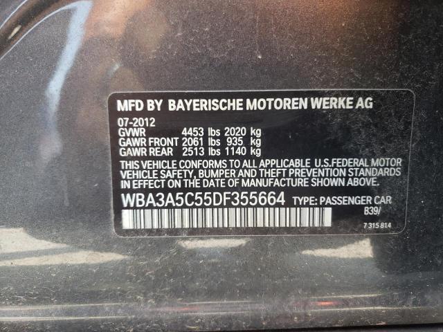 Photo 10 from auction – 2013 BMW 328 I with VIN WBA3A5C55DF355664