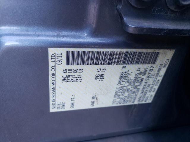 Photo 10 from auction – 2012 NISSAN ALTIMA BAS with VIN 1N4AL2AP8CN458787