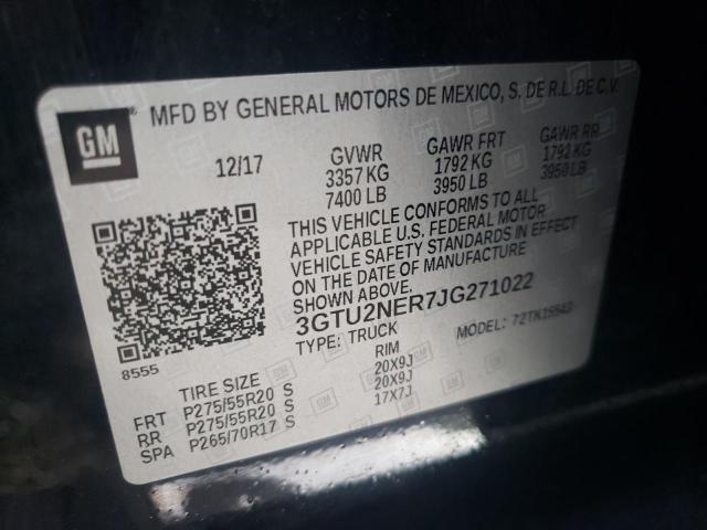 Photo 10 from auction – 2018 GMC SIERRA K15 with VIN 3GTU2NER7JG271022