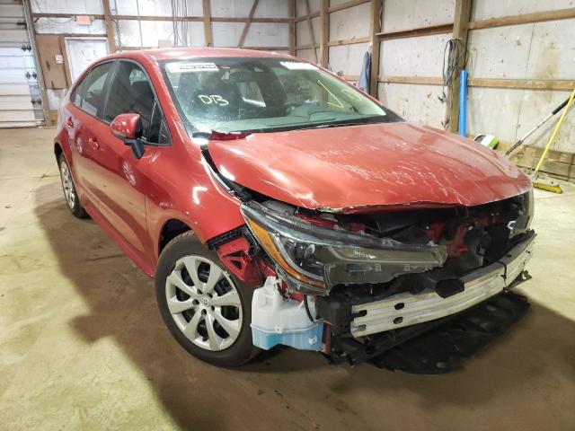 TOYOTA COROLLA LE 2021 with VIN 5YFEPMAEXMP183681 - Photo from auction
