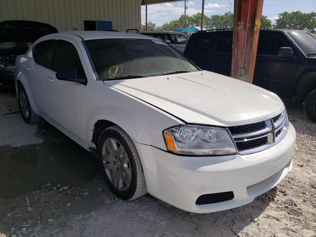 DODGE AVENGER SE 2014 with VIN 1C3CDZAB9EN145431 - Photo from auction
