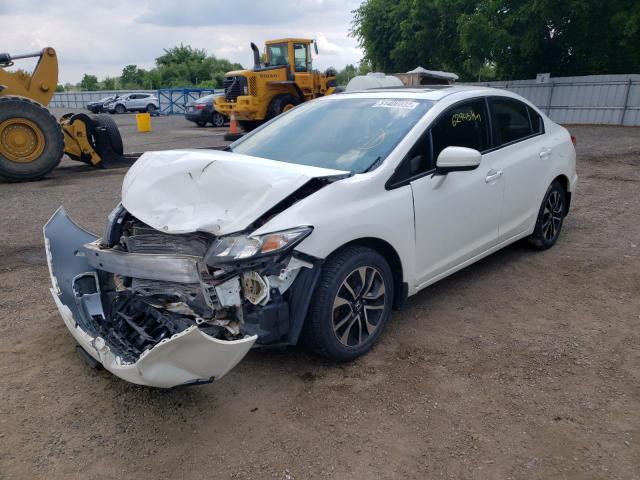 Photo 2 from auction – 2015 HONDA CIVIC LX with VIN 2HGFB2F5XFH053779