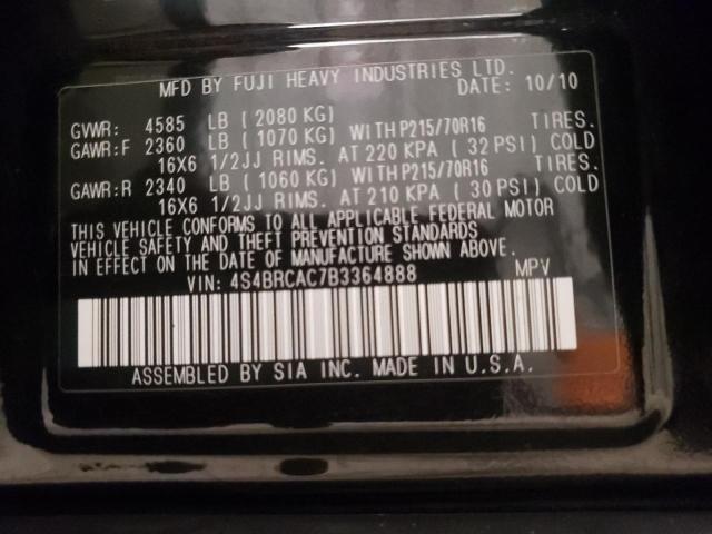 Снимка 10 от търг – 2011 SUBARU OUTBACK 2. с VIN 4S4BRCAC7B3364888