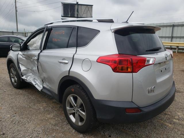 Photo 3 from auction – 2015 TOYOTA RAV4 XLE with VIN JTMRFREV4FJ037716