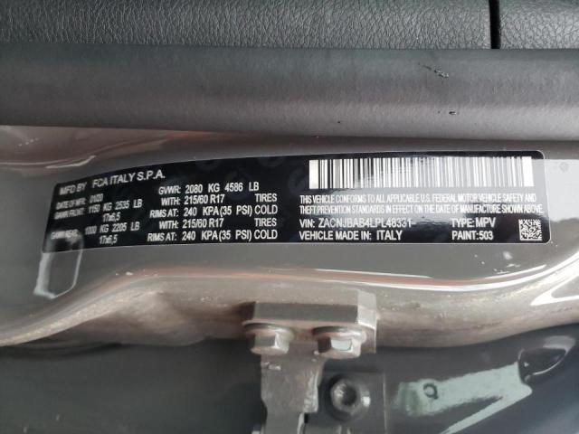 Photo 10 from auction – 2020 JEEP RENEGADE S with VIN ZACNJBAB4LPL48331