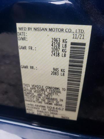 Photo 10 from auction – 2022 NISSAN ALTIMA S with VIN 1N4BL4BV0NN304462