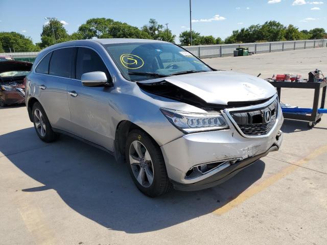 ACURA MDX 2016 with VIN 5FRYD3H21GB002655 - Photo from auction