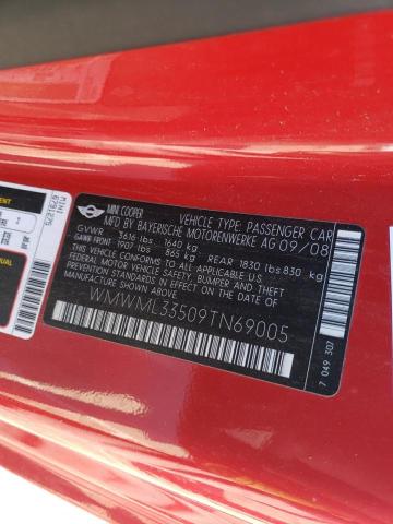 Photo 10 from auction – 2009 MINI COOPER CLU with VIN WMWML33509TN69005