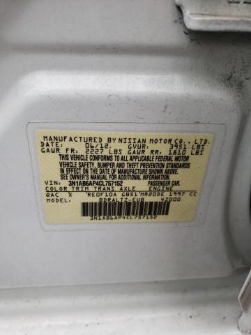 Photo 10 from auction – 2012 NISSAN SENTRA 2.0 with VIN 3N1AB6AP4CL757152