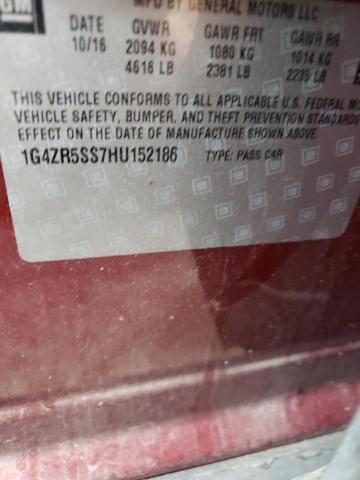 Photo 10 from auction – 2017 BUICK LACROSSE with VIN 1G4ZR5SS7HU152186