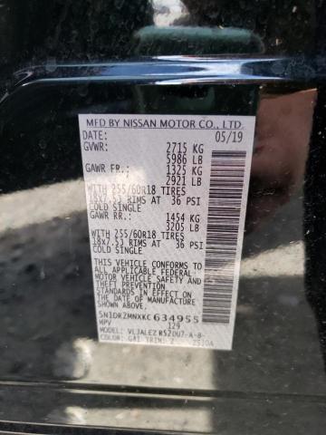 Photo 10 from auction – 2019 NISSAN PATHFINDER with VIN 5N1DR2MNXKC634955