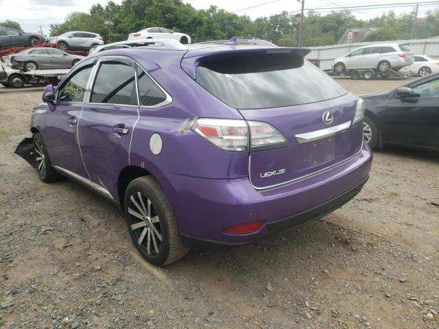 Photo 3 from auction – 2010 LEXUS RX 350 with VIN JTJBK1BA7A2400140