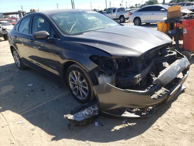 FORD FUSION SE 2017 with VIN 3FA6P0LU1HR355202 - Photo from auction