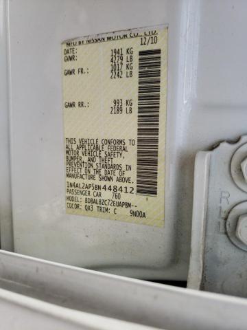 Photo 10 from auction – 2011 NISSAN ALTIMA BAS with VIN 1N4AL2AP5BN448412