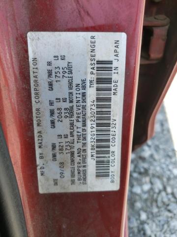 Photo 10 from auction – 2009 MAZDA 3 I with VIN JM1BK32G191230734