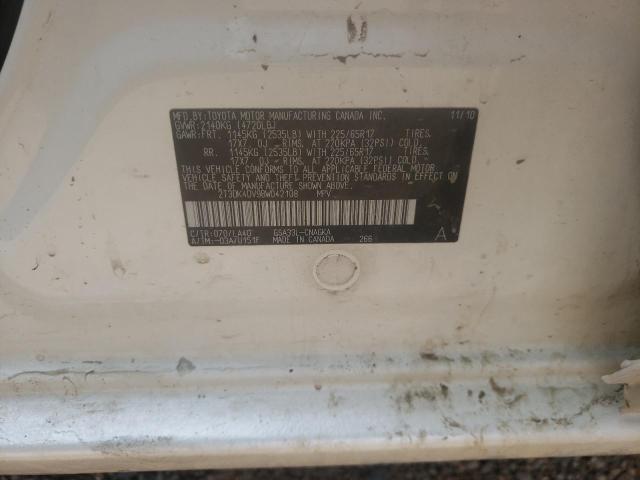 Photo 10 from auction – 2011 TOYOTA RAV4 LIMIT with VIN 2T3DK4DV9BW042108
