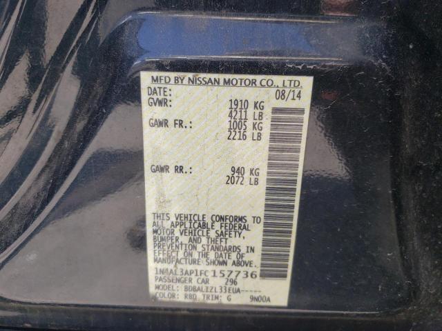 Photo 10 from auction – 2015 NISSAN ALTIMA 2.5 with VIN 1N4AL3AP1FC157736