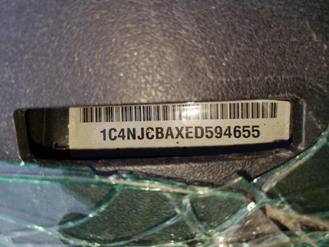 Photo 10 from auction – 2014 JEEP COMPASS SP with VIN 1C4NJCBAXED594655