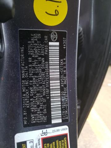 Photo 10 from auction – 2014 TOYOTA CAMRY L with VIN 4T1BF1FK7EU405869