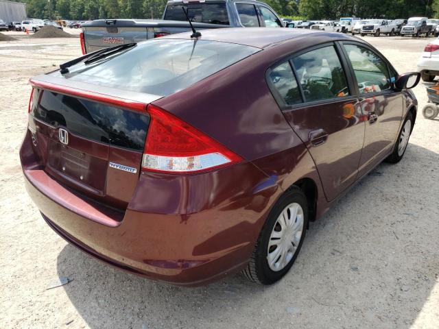 Photo 4 from auction – 2011 HONDA INSIGHT with VIN JHMZE2H37BS006001