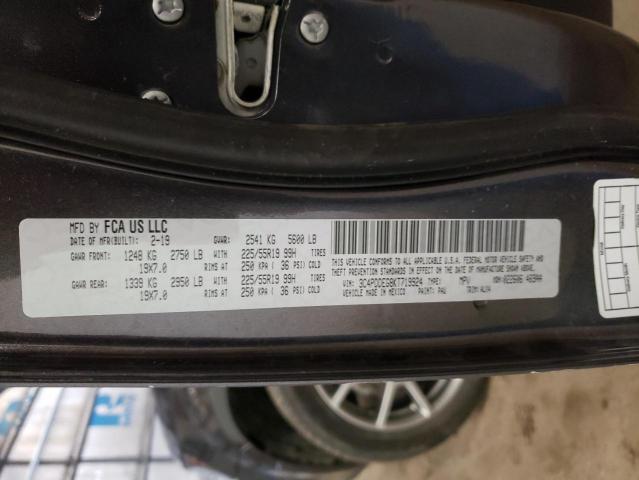 Photo 10 from auction – 2019 DODGE JOURNEY GT with VIN 3C4PDDEG8KT719924