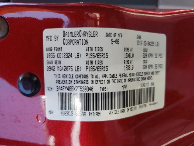 Photo 10 from auction – 2007 CHRYSLER PT CRUISER with VIN 3A4FY48BX7T530340