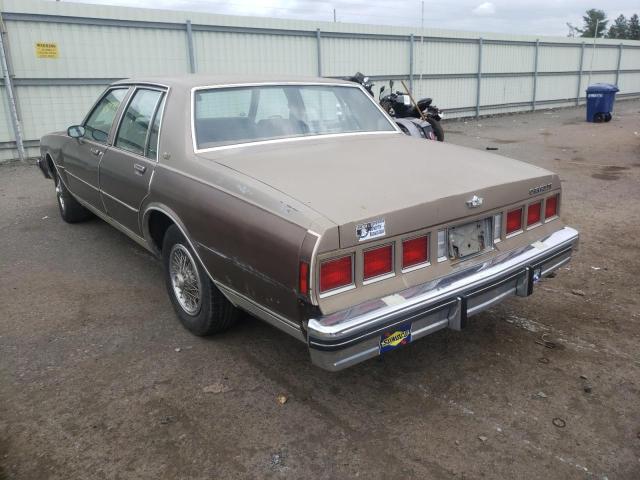 Photo 3 from auction – 1983 CHEVROLET CAPRICE CL with VIN 2G1AN69H2D1153371