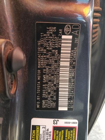Photo 10 from auction – 2011 TOYOTA COROLLA BA with VIN 2T1BU4EE8BC702147