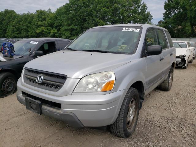 Photo 2 from auction – 2004 HONDA PILOT LX with VIN 2HKYF18164H543205