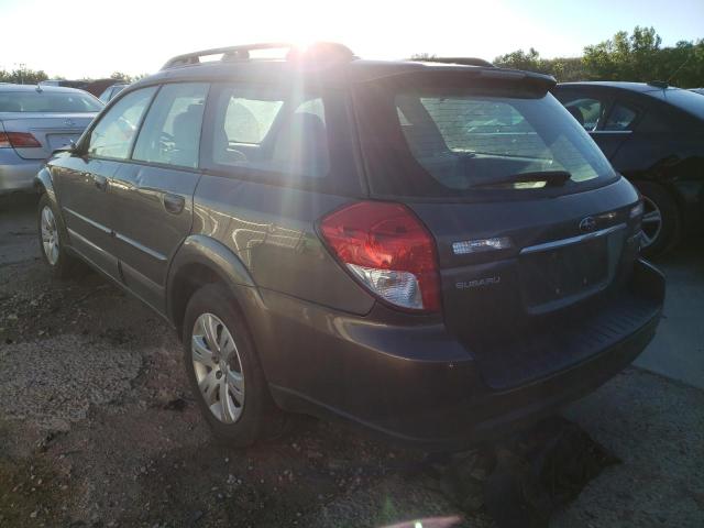 Photo 3 from auction – 2009 SUBARU OUTBACK with VIN 4S4BP60C196340006