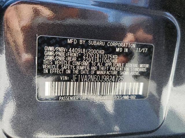 Photo 10 from auction – 2018 SUBARU WRX STI with VIN JF1VA2N60J9824725