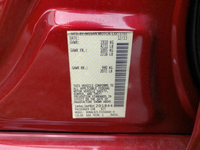 Photo 10 from auction – 2014 NISSAN ALTIMA 2.5 with VIN 1N4AL3AP8EC201844