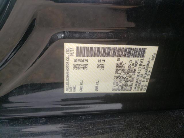 Photo 10 from auction – 2017 NISSAN MAXIMA 3.5 with VIN 1N4AA6AP7HC417891