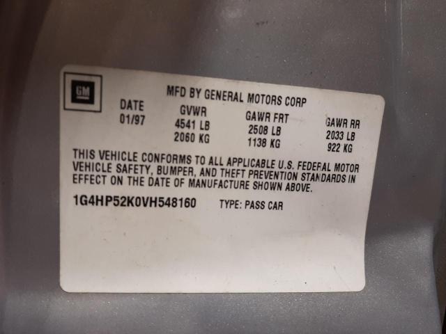 Photo 10 from auction – 1997 BUICK LESABRE CU with VIN 1G4HP52K0VH548160