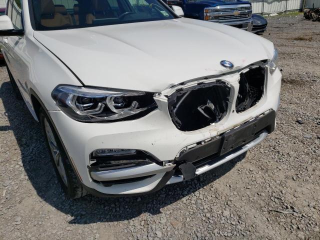 Photo 9 from auction – 2018 BMW X3 XDRIVE3 with VIN 5UXTR9C59JLC74846