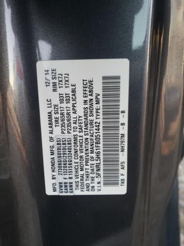 Photo 10 from auction – 2015 HONDA ODYSSEY EX with VIN 5FNRL5H61FB051442