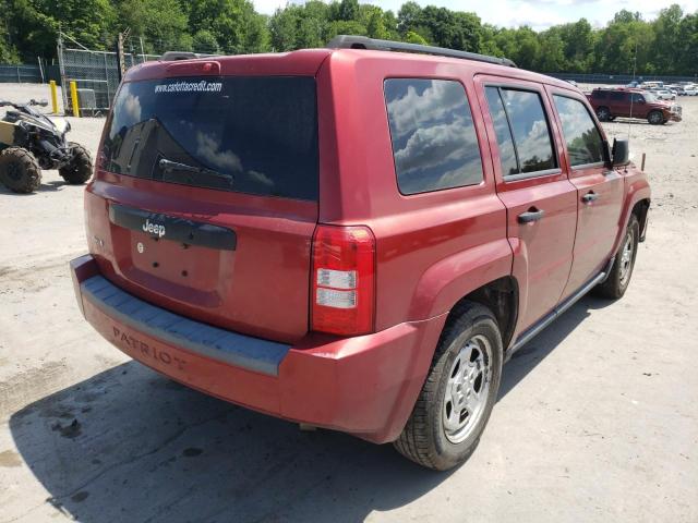 Photo 4 from auction – 2008 JEEP PATRIOT SP with VIN 1J8FF28W38D665565