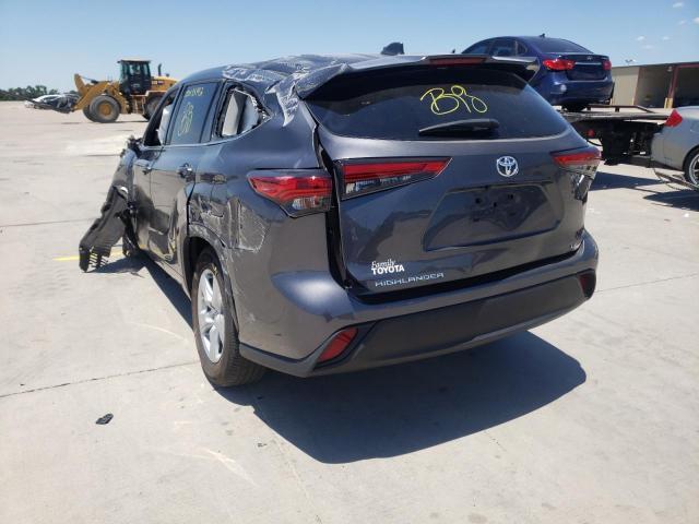 Photo 3 from auction – 2020 TOYOTA HIGHLANDER with VIN 5TDZZRAH6LS017554