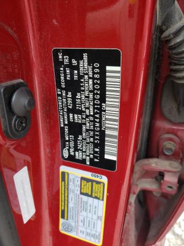 Photo 10 from auction – 2013 KIA OPTIMA LX with VIN 5XXGM4A71DG202890