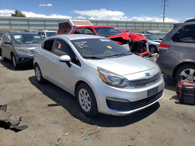 KIA RIO LX 2016 with VIN KNADM4A35G6654454 - Photo from auction