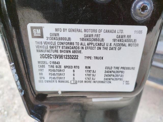 Photo 10 from auction – 2006 CHEVROLET SILVERADO with VIN 2GCEC13V961233222