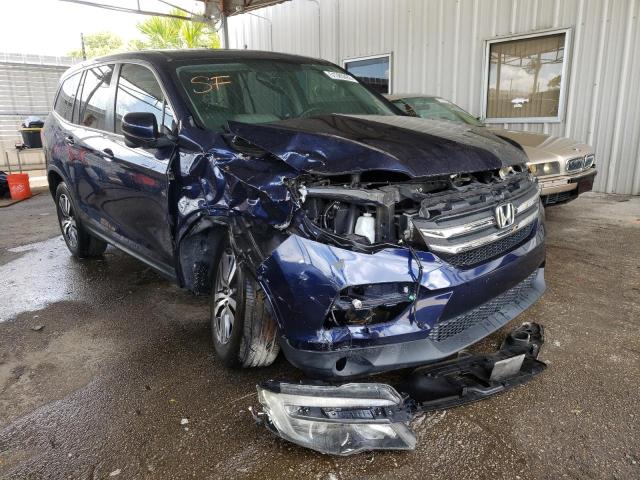 HONDA PILOT EXL 2016 with VIN 5FNYF5H89GB009719 - Photo from auction