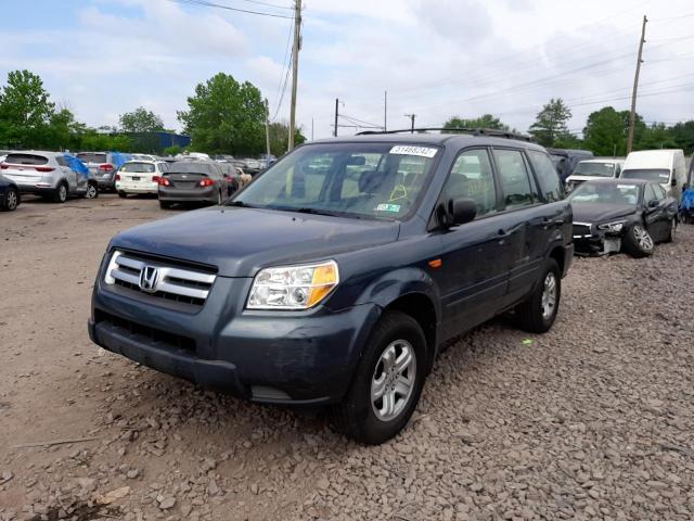 Photo 2 from auction – 2006 HONDA PILOT LX with VIN 5FNYF181X6B020870