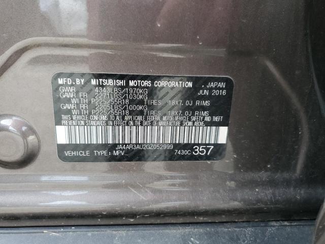 Photo 10 from auction – 2016 MITSUBISHI OUTLANDER with VIN JA4AR3AU2GZ052999