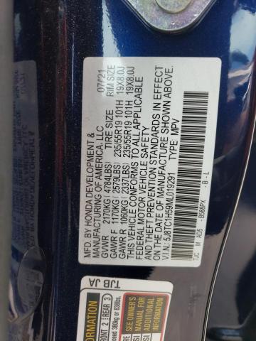Photo 10 from auction – 2021 ACURA RDX TECHNO with VIN 5J8TC1H59ML019291