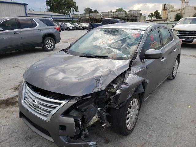 Photo 2 from auction – 2015 NISSAN SENTRA S with VIN 3N1AB7AP1FY266261