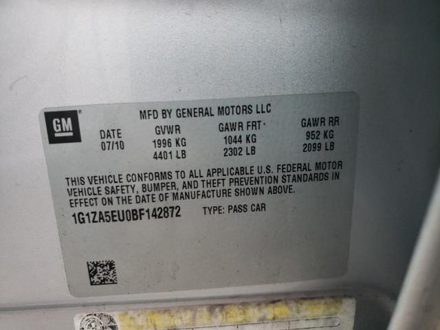 Photo 10 from auction – 2011 CHEVROLET MALIBU LS with VIN 1G1ZA5EU0BF142872