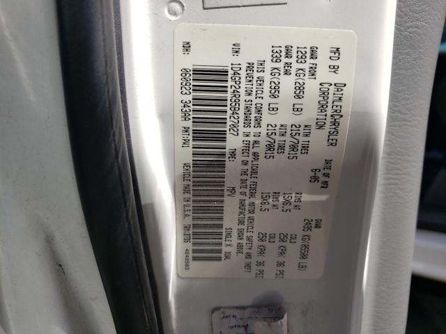 Photo 10 from auction – 2005 DODGE GRAND CARA with VIN 1D4GP24R95B427027